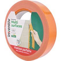 Ruban de masquage Multisurfaces Finition parfaites 50mx24mm - INVENTIV