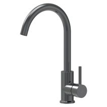 Mitigeur d'évier Col Cygne Suez Gun métal - INVENTIV