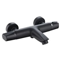 Thermostatique bain/douche Alloa noir mat - INVENTIV