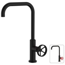 Mitigeur évier bec mobile Indus noir - INVENTIV
