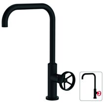 Mitigeur évier bec mobile Indus noir - INVENTIV