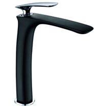Mitigeur lavabo haut Perla noir/chromé - INVENTIV