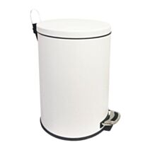 Poubelle cuisine à pédale Venus blanc mat 20L - INVENTIV