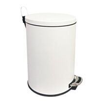 Poubelle cuisine à pédale Venus blanc mat 20L - INVENTIV