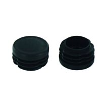 Set de 4 patins rentrants Ø17/18 mm plastique noir - INVENTIV