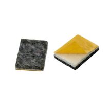 Set de 8 patins superfeutre 24 x 35 mm gris - INVENTIV