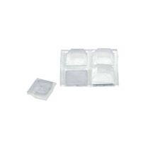 Set de 20 butées amortisseur 13 x 13 mm transparent - INVENTIV