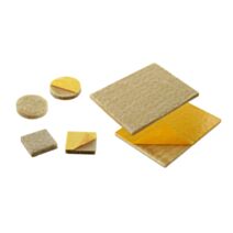 Set de 25 patins superfeutre assortis beige - INVENTIV