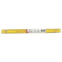 Mesure pliante bois 2 m x 16 mm - INVENTIV