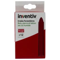 12 craies forestières rouges - INVENTIV