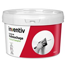 Enduit de rebouchage pate 4kg - INVENTIV