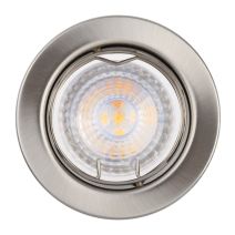 3 Spots LED à encastrer Orien 5W 350lm 4000K brossé - INVENTIV