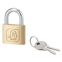 Cadenas + 2 Clés Laiton Anse Acier 40mm - B RESIST