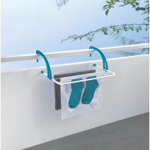 Séchoir à suspendre Universel 2m blanc/bleu - INVENTIV