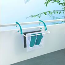 Séchoir à suspendre Universel 2m blanc/bleu - INVENTIV