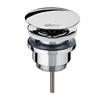 Bonde lavabo laiton dome fixe avec vis centrale - INVENTIV