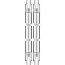 2 Ampoules halogènes R7S 2216lm 2900K - INVENTIV