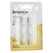 2 Ampoules halogènes R7S 2216lm 2900K - INVENTIV