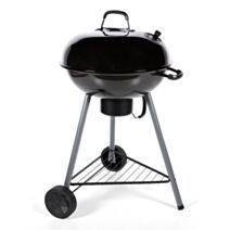 Barbecue charbon de bois sur chariot Bazalt Ø57cm - INVENTIV