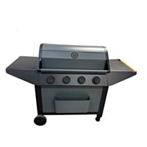 Barbecue à gaz Jais de 14kW Grill + Plancha fonte - INVENTIV