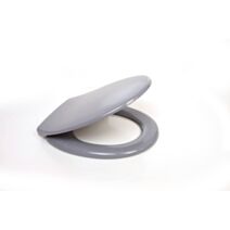 Abattant WC Thermodur Slowclip Inox Gris - INVENTIV