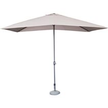Parasol droit Chypre 3x2m gris - INVENTIV