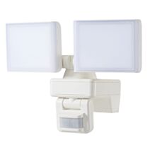 Double projecteur LED extérieur à détection Hestia 2x15W Blanc - INVENTIV