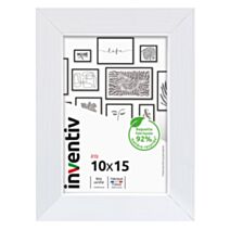 Cadre photo Iris 10 x 15 cm blanc - INVENTIV