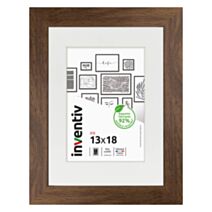 Cadre photo Iris 13 x 18 cm ébène - INVENTIV