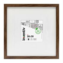 Cadre photo Iris 30 x 30 cm ébène - INVENTIV