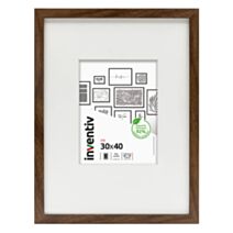 Cadre photo Iris 30 x 40 cm ébène - INVENTIV