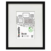 Cadre photo Iris 40 x 50 cm noir - INVENTIV