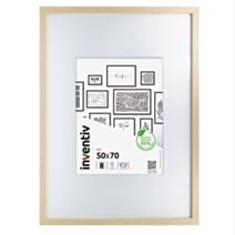 Cadre photo Iris 50 x 70 cm naturel - INVENTIV