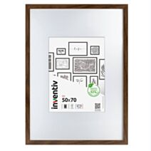 Cadre photo Iris 50 x 70 cm ébène - INVENTIV