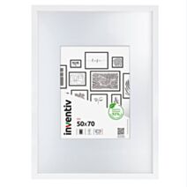 Cadre photo Iris 50 x 70 cm blanc - INVENTIV