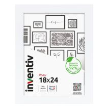 Cadre photo Romy 18x24cm blanc - INVENTIV