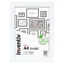 Cadre photo Romy 20 x 30 cm/A4 blanc - INVENTIV