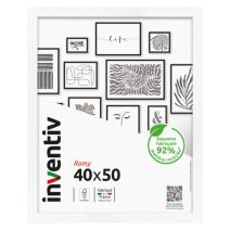 Cadre photo Romy 40x50cm blanc - INVENTIV