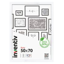 Cadre photo Romy 50x70cm blanc - INVENTIV