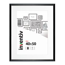Cadre photo Mia profilée noir 40x50cm - INVENTIV