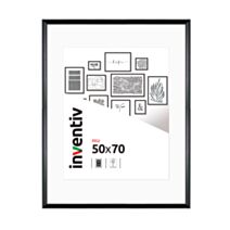 Cadre photo Mia profilée noir 50x70cm - INVENTIV