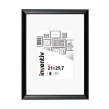 Cadre photo Mia profilée noir 21x29,7cm - INVENTIV