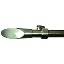 Kit barre à rideau Ceres extensible 120/210 cm - INVENTIV