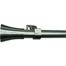 Kit barre à rideaux Kuiper nickel brossé 120/210 cm diamètre 16/19 mm- INVENTIV