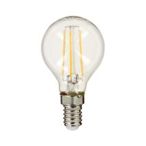 3 ampoules Filament LED P45 Transparent E14 470Lm 40W 2700K Blanc chaud - INVENTIV