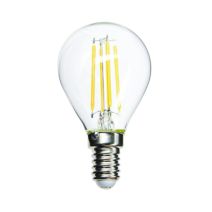 3 ampoules Filament LED P45 Transparent E14 470lm 40W 4000K Blanc neutre - INVENTIV