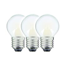 3 ampoules LED E27 470Lm 40W 2700K Blanc chaud - INVENTIV
