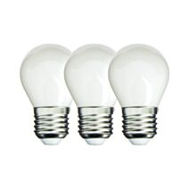 3 ampoules LED E27 470Lm 40W 4000K Blanc neutre - INVENTIV