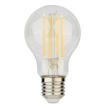 3 ampoules Filament LED A60 Transparent E27 806lm 60W 2700K Blanc chaud - INVENTIV