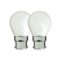 Ampoules Filament LED P45 Opaque culot B22 806Lm 60W 2700K Blanc chaud - INVENTIV